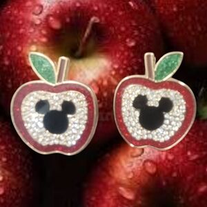 Disney Baublebar X Apple Shaped Stud Earrings